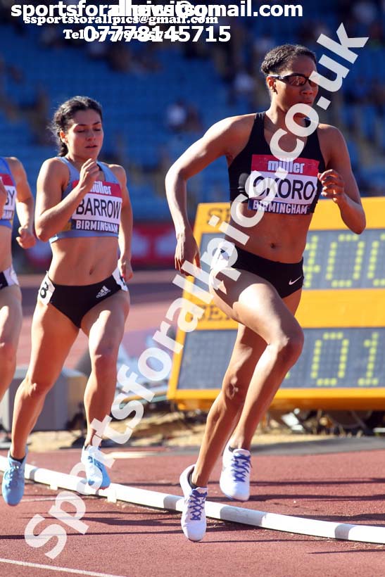 Womens 800 metres, Muller British Championships, Alexander Stadium, Birmingham. Photo: David T. Hewitson/Sports for All Pics